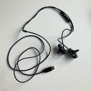 in-Ear Earphones Headphones Wired Earbuds without Microphone, Black